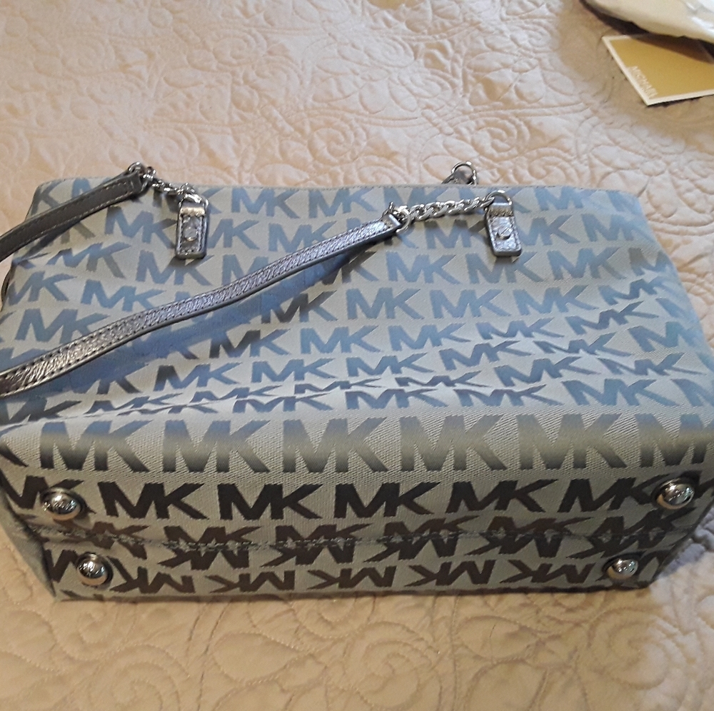 MK grey large tote bag